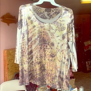 Sequence gold, silver top